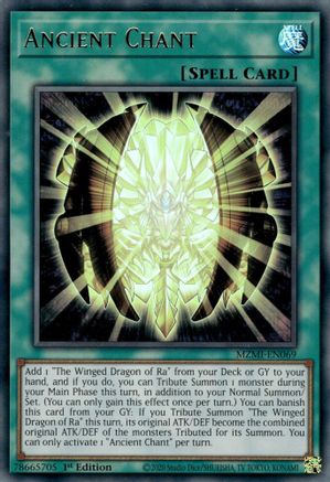 Ancient Chant (MZMI-EN069) - Ultra Rare - Maze of Millennia