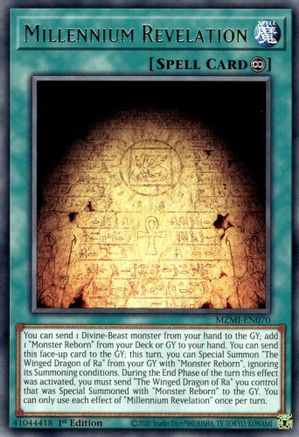 Millennium Revelation (MZMI-EN070) - Rare - Maze of Millennia