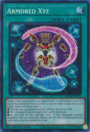 Armored Xyz (CR) (MZMI-EN025) - Collector's Rare - Maze of Millennia