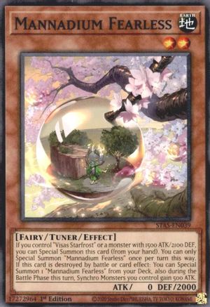 Mannadium Fearless (STAS-EN039) (STAS-EN039) - Common - 1st Edition - 2-Player Starter Set