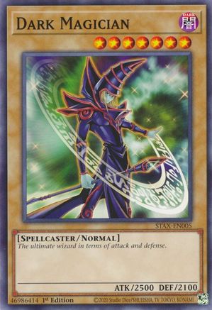 Dark Magician (STAX-EN005) - Common - 1st Edition - 2-Player Starter Set