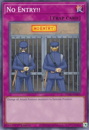 No Entry!! (STAX-EN009) - Common - 2-Player Starter Set