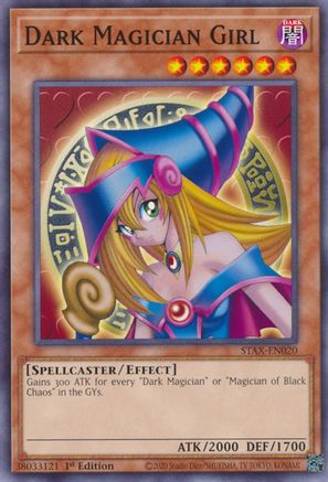 Dark Magician Girl (STAX-EN020) - Common - 1st Edition - 2-Player Starter Set