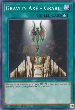 Gravity Axe - Grarl (STAX-EN027) - Common - 1st Edition - 2-Player Starter Set