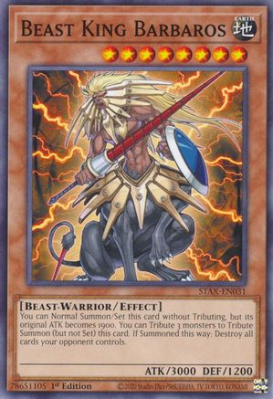 Beast King Barbaros (STAX-EN031) - Common - 2-Player Starter Set