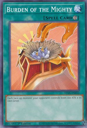 Burden of the Mighty (STAX-EN032) - Common - 1st Edition - 2-Player Starter Set