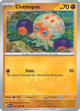 Clobbopus 51  - Common - SV: Paldean Fates