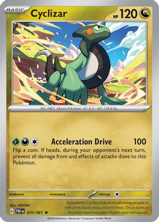 Cyclizar - 070/091 70 Holofoil - Rare - SV: Paldean Fates