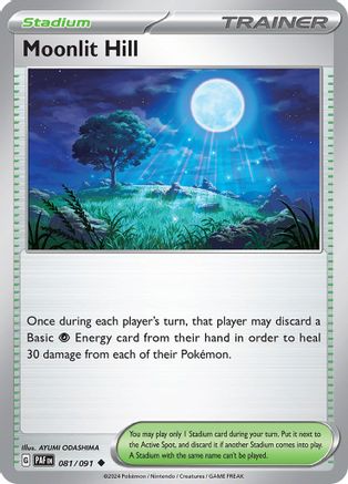 Moonlit Hill 81  - Uncommon - SV: Paldean Fates