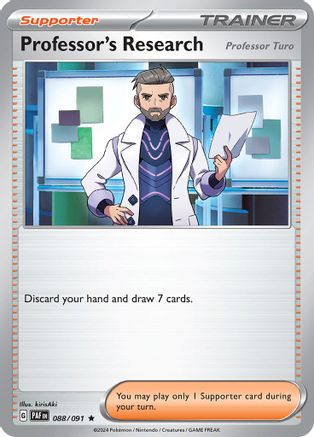 Professor's Research - 088/091 88 Holofoil - Rare - SV: Paldean Fates