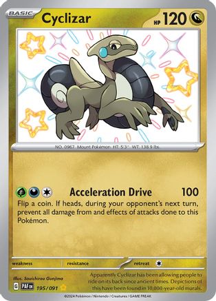 Cyclizar - 195/091 195 Holofoil - Shiny Rare - SV: Paldean Fates
