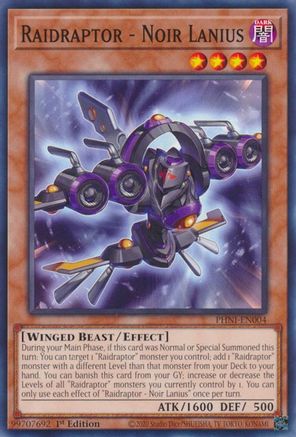 Raidraptor - Noir Lanius (PHNI-EN004) - Common - Phantom Nightmare