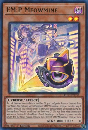 EM:P Meowmine (PHNI-EN032) - Ultra Rare - Phantom Nightmare