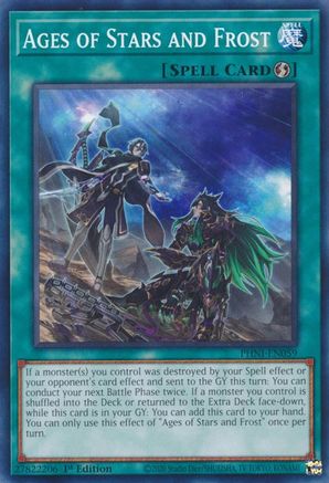 Ages of Stars and Frost (PHNI-EN059) - Common - 1st Edition - Phantom Nightmare