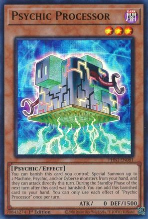 Psychic Processor (PHNI-EN081) - Ultra Rare - 1st Edition - Phantom Nightmare
