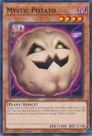 Mystic Potato (PHNI-EN098) - Common - 1st Edition - Phantom Nightmare