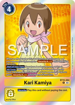Kari Kamiya (BT15-084) Foil Rare - Exceed Apocalypse