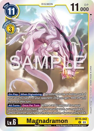 Magnadramon (BT15-042) Foil Rare - Exceed Apocalypse