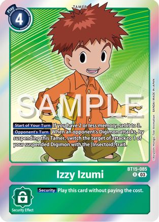 Izzy Izumi (BT15-085) Foil Rare - Exceed Apocalypse