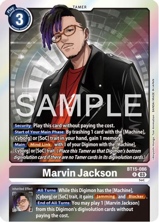 Marvin Jackson (BT15-086) Foil Rare - Exceed Apocalypse