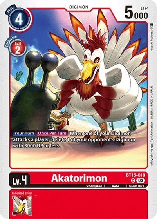 Akatorimon (BT15-010)  Common - Exceed Apocalypse