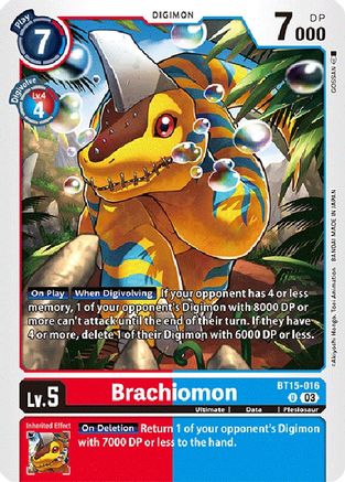 Brachiomon (BT15-016)  Uncommon - Exceed Apocalypse