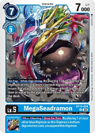 MegaSeadramon (BT15-029)  Uncommon - Exceed Apocalypse