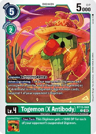 Togemon (X Antibody) (BT15-048)  Common - Exceed Apocalypse