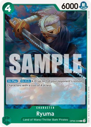 Ryuma (OP06-036) - Foil Rare - Wings of the Captain