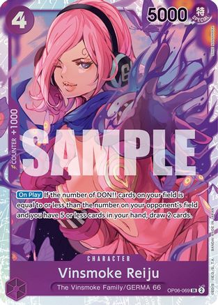 Vinsmoke Reiju (069) (OP06-069) - Foil Super Rare - Wings of the Captain
