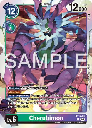 Cherubimon (ST17-09) Foil Rare - Starter Deck 17: Double Typhoon Advanced Deck Set