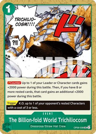 The Billion-fold World Trichiliocosm (OP06-038) - Normal Uncommon - Wings of the Captain