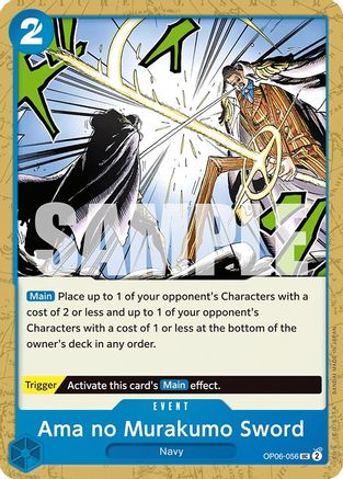 Ama no Murakumo Sword (OP06-056) - Normal Uncommon - Wings of the Captain