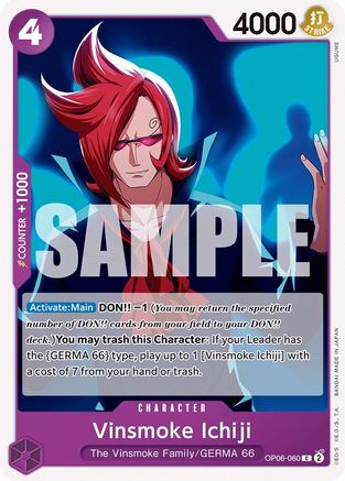 Vinsmoke Ichiji (060) (OP06-060) - Normal Common - Wings of the Captain