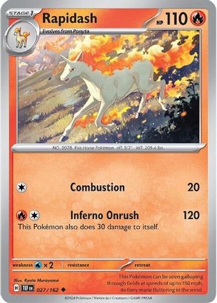Rapidash 27  - Uncommon - SV05: Temporal Forces