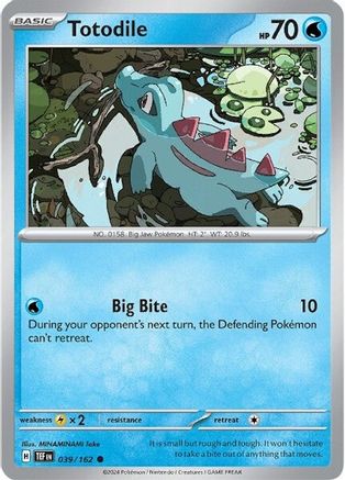 Totodile 39  - Common - SV05: Temporal Forces