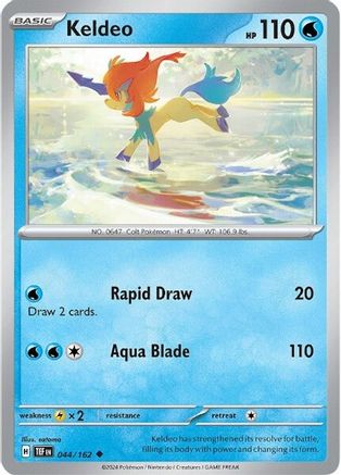 Keldeo 44  - Uncommon - SV05: Temporal Forces