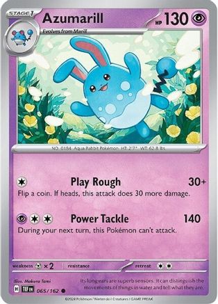 Azumarill 65  - Common - SV05: Temporal Forces