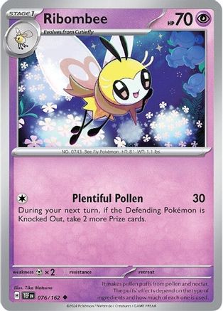 Ribombee 76  - Uncommon - SV05: Temporal Forces