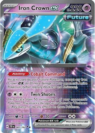 Iron Crown ex - 081/162 81 Holofoil - Double Rare - SV05: Temporal Forces