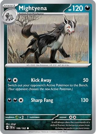 Mightyena 106  - Common - SV05: Temporal Forces