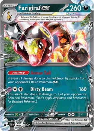 Farigiraf ex - 108/162 108 Holofoil - Double Rare - SV05: Temporal Forces