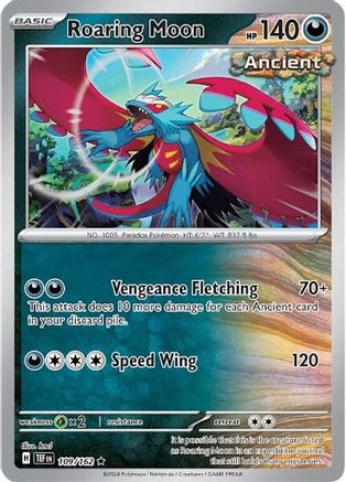 Roaring Moon 109 Holofoil - Rare - SV05: Temporal Forces