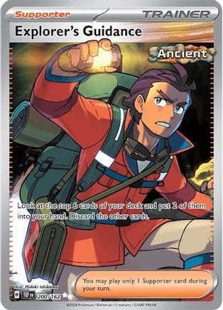 Explorer's Guidance - 200/162 200 Holofoil - Ultra Rare - SV05: Temporal Forces