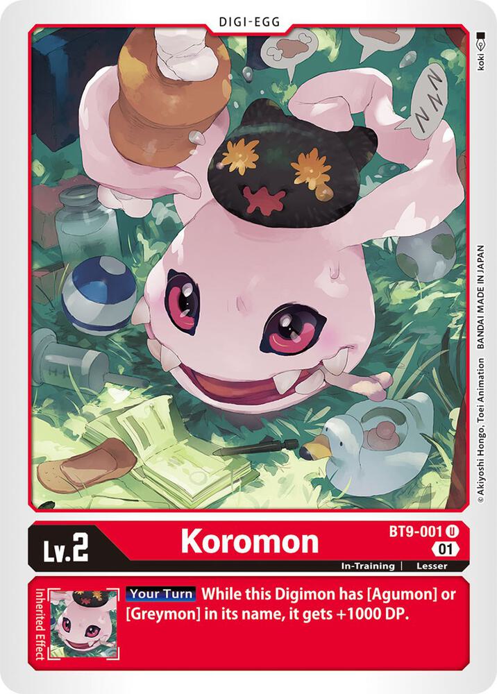 Koromon BT9-001 U (X Record) 