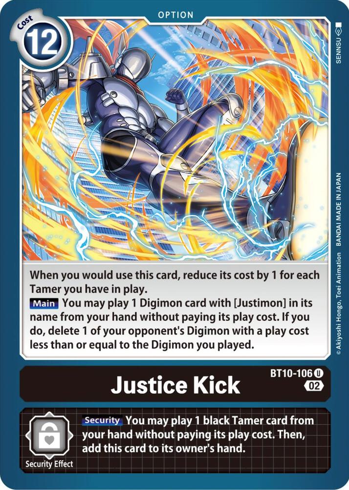 Justice Kick BT10-106 U (Xros Encounter) 