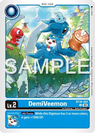 DemiVeemon (BT16-002)  Uncommon - Beginning Observer