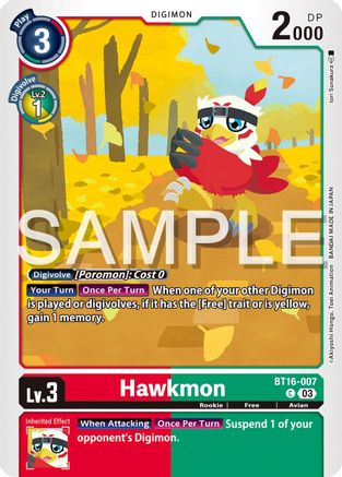 Hawkmon (BT16-007)  Common - Beginning Observer