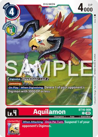Aquilamon (BT16-008)  Common - Beginning Observer