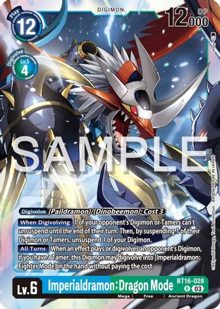 Imperialdramon: Dragon Mode (BT16-028) Foil Rare - Beginning Observer